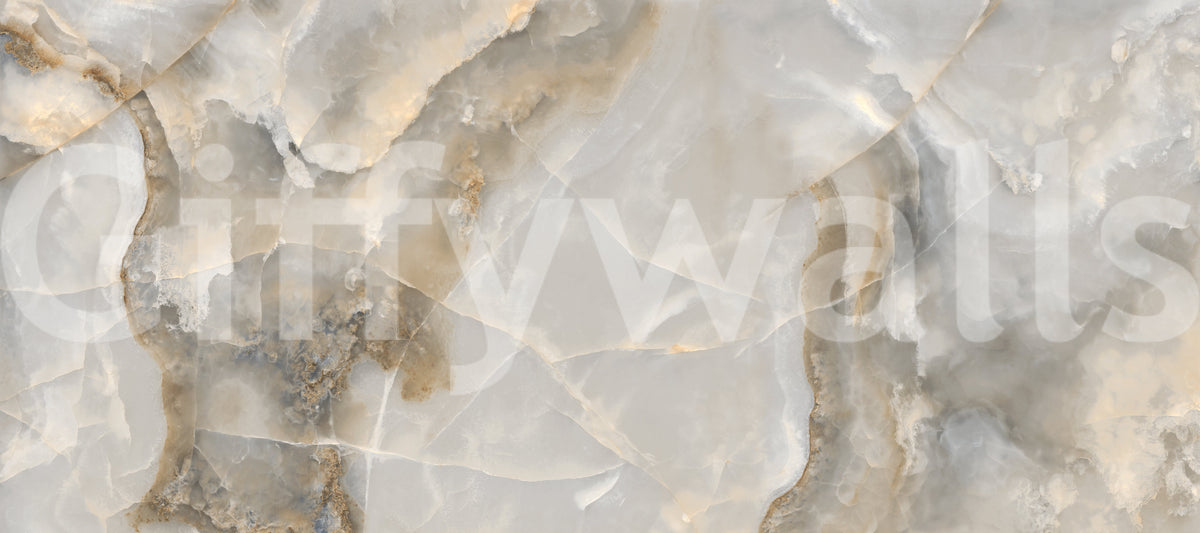 Abstract Neutral Stone Texture Wall Mural