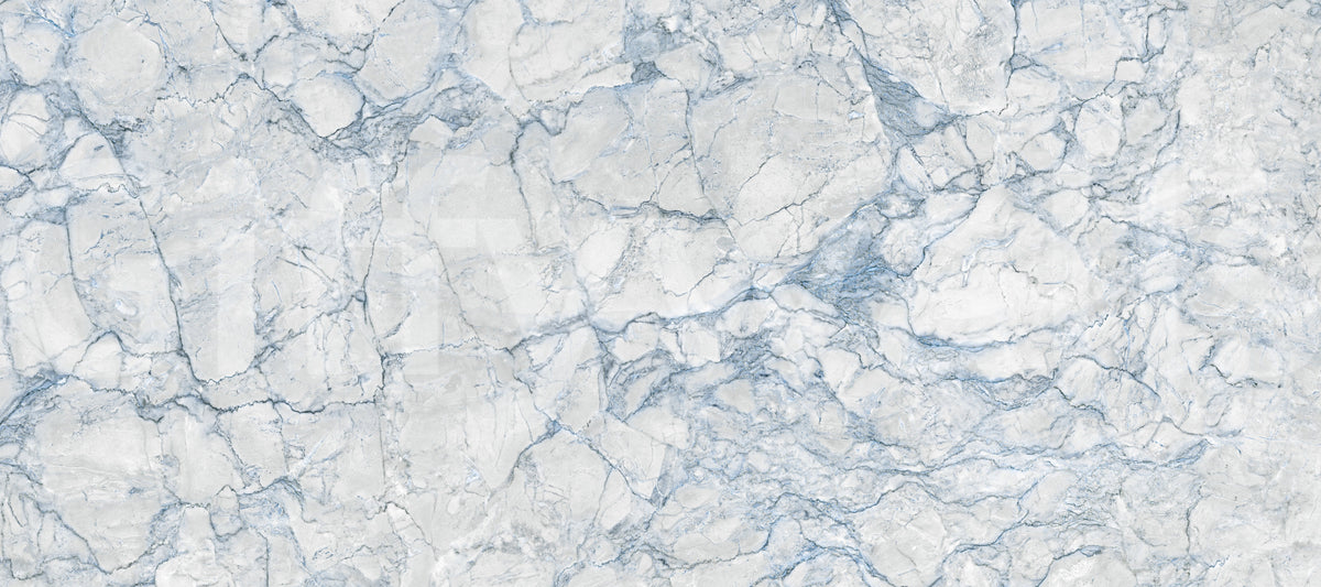 Ethereal Blue Marble Slab Wall Mural