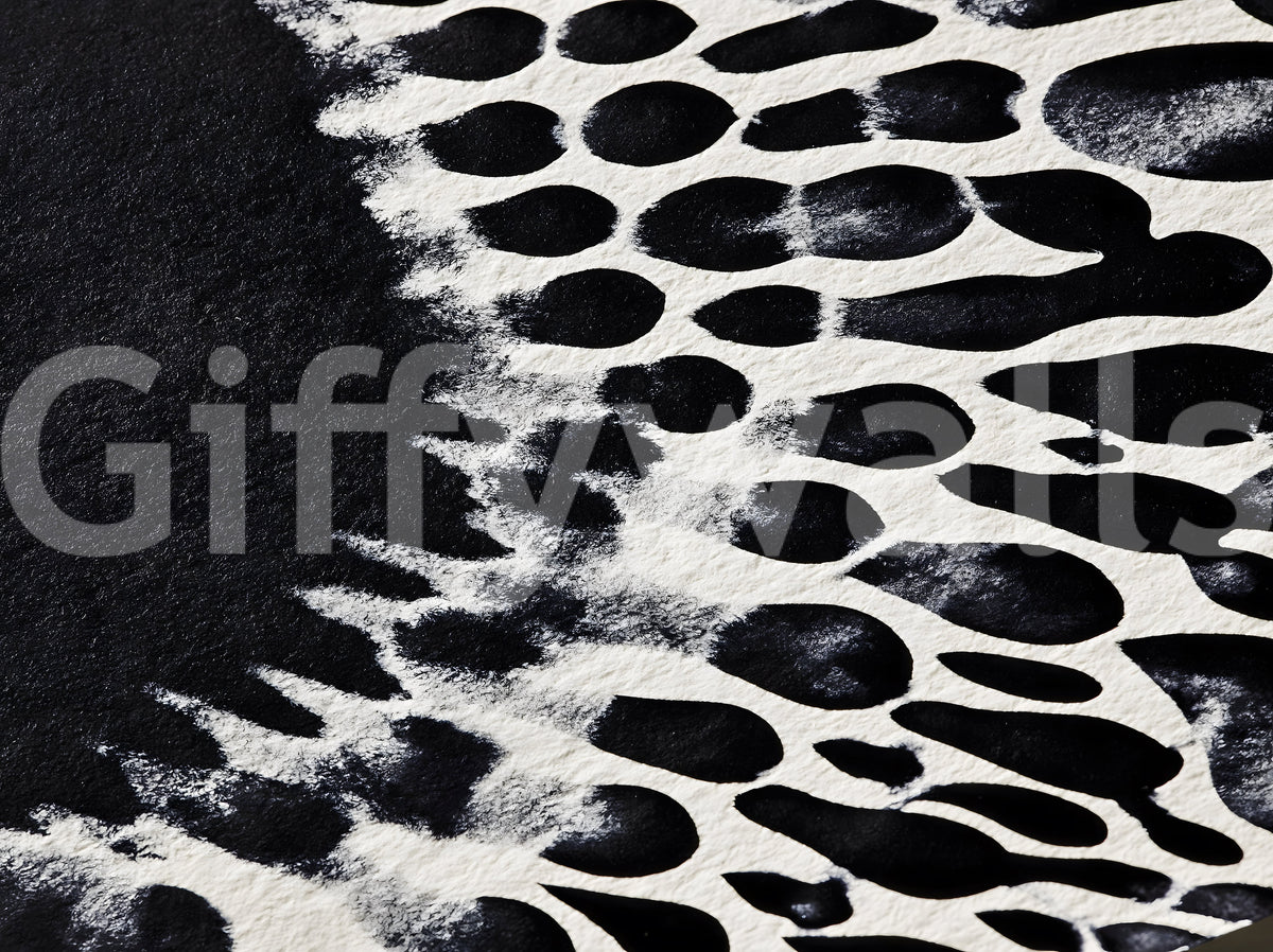 Ink Blot Abstract Wall Mural