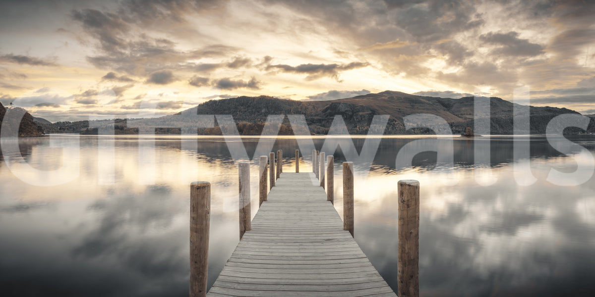 Dusk Over Still Waters Wall Mural