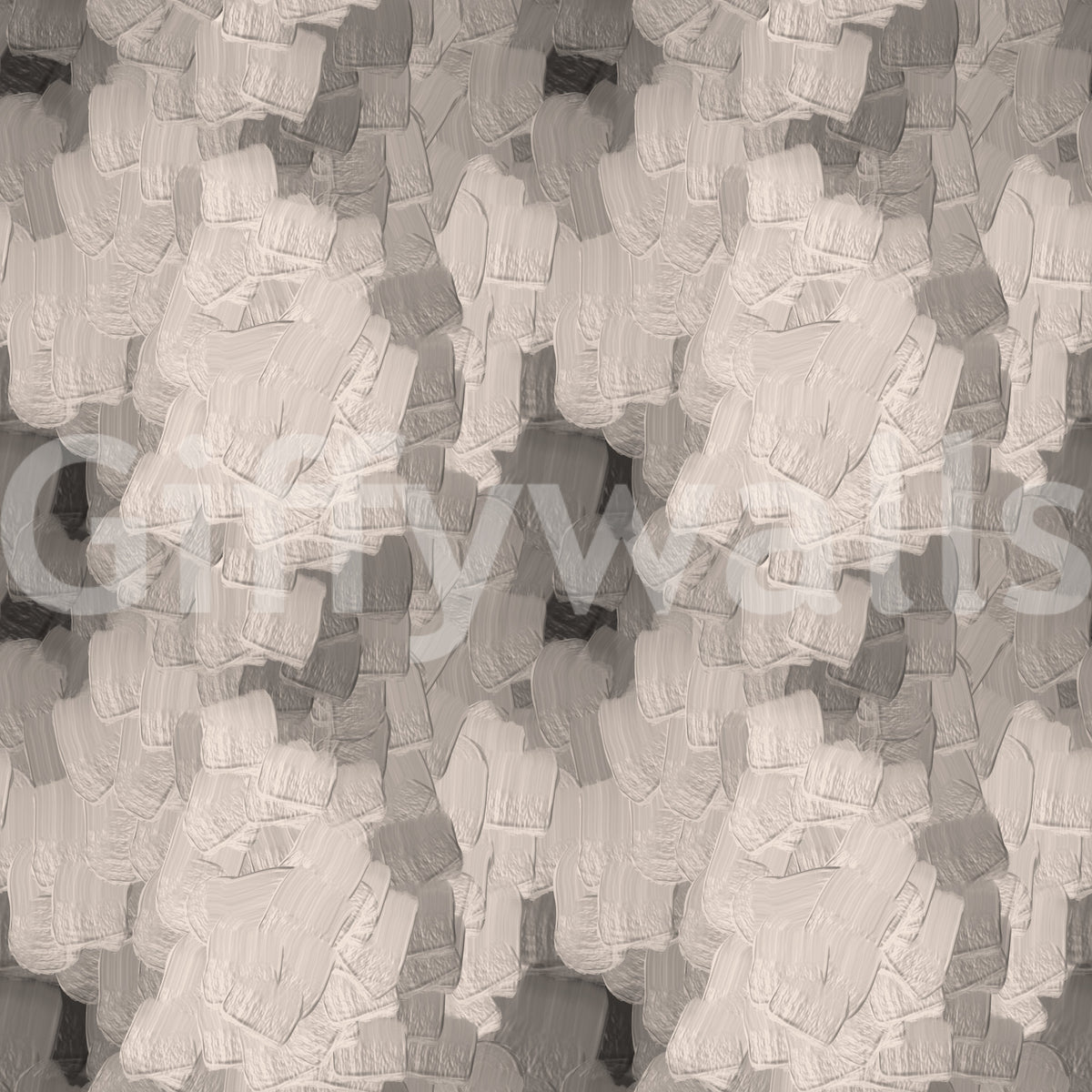 Neutral Impasto Layered Strokes Wallpaper