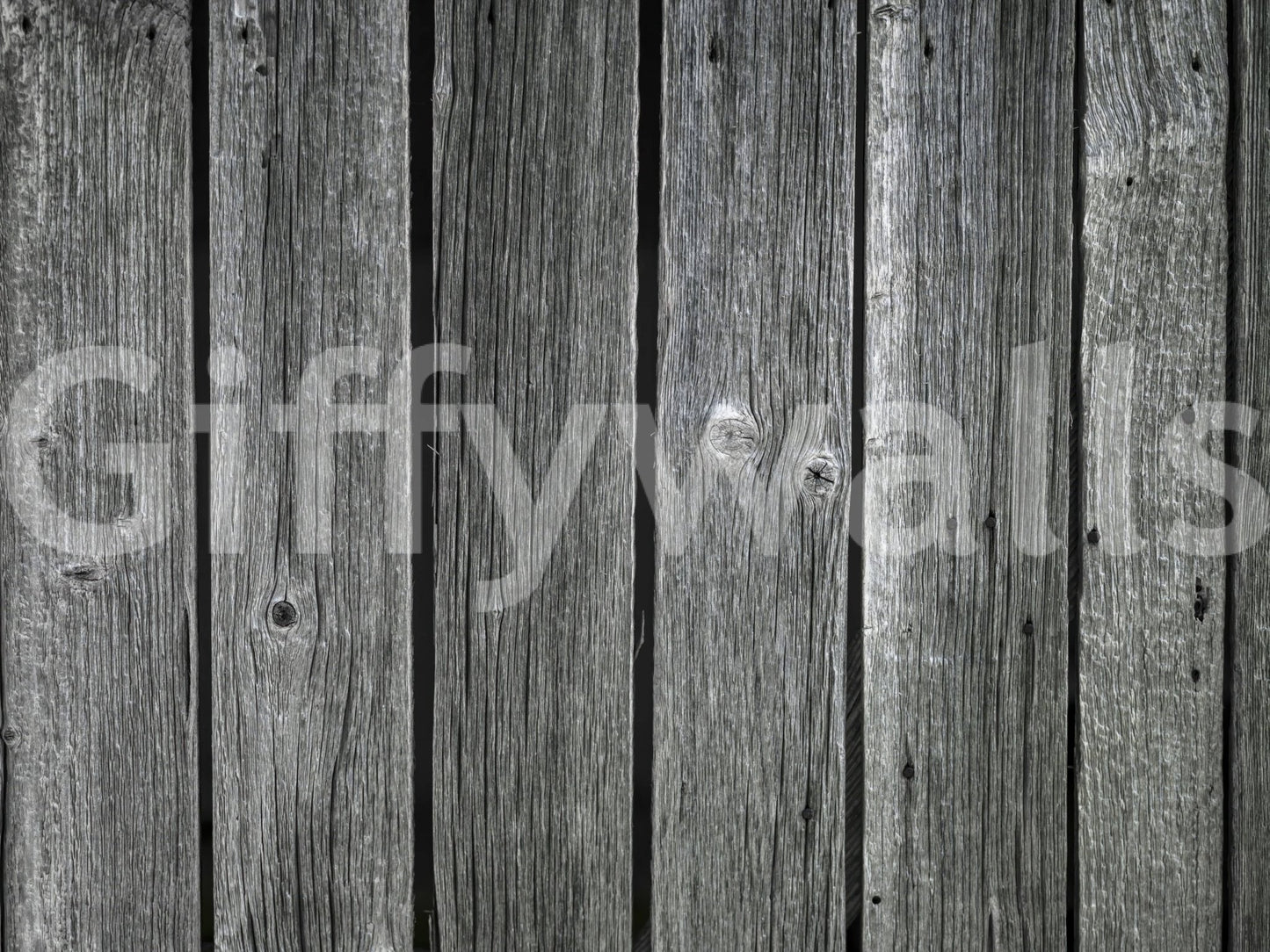 Realistic gray planking Weathered Wood Panel Wall Mural, stylish wall decor.