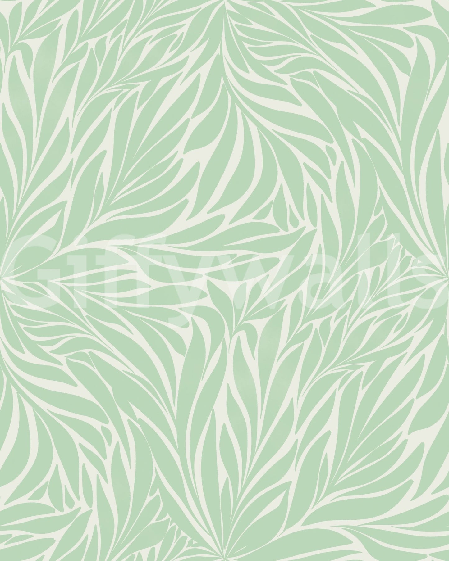 Easy wallpaper for walls with leaf art