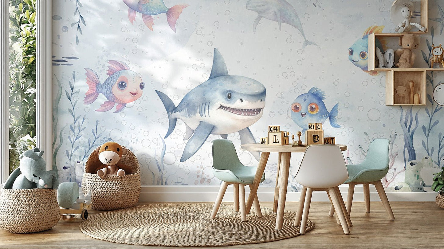 Whispering Pines Landscape Wallpaper