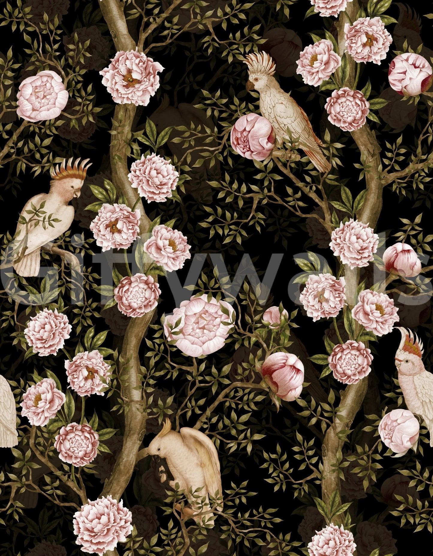 Soft tropical wallpaper for a relaxing feel