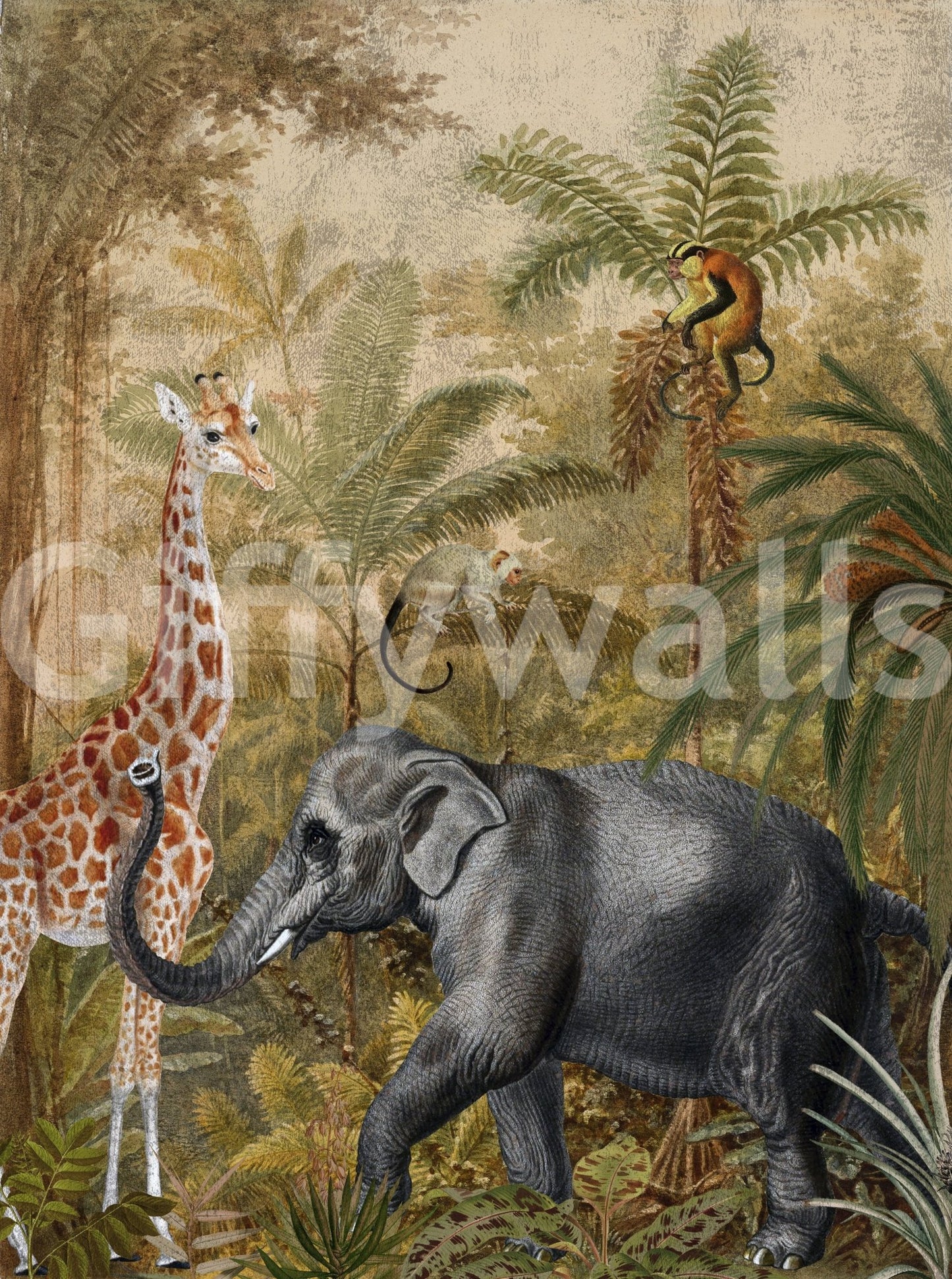 Inviting forest wall design from Whispers of the Wild 2