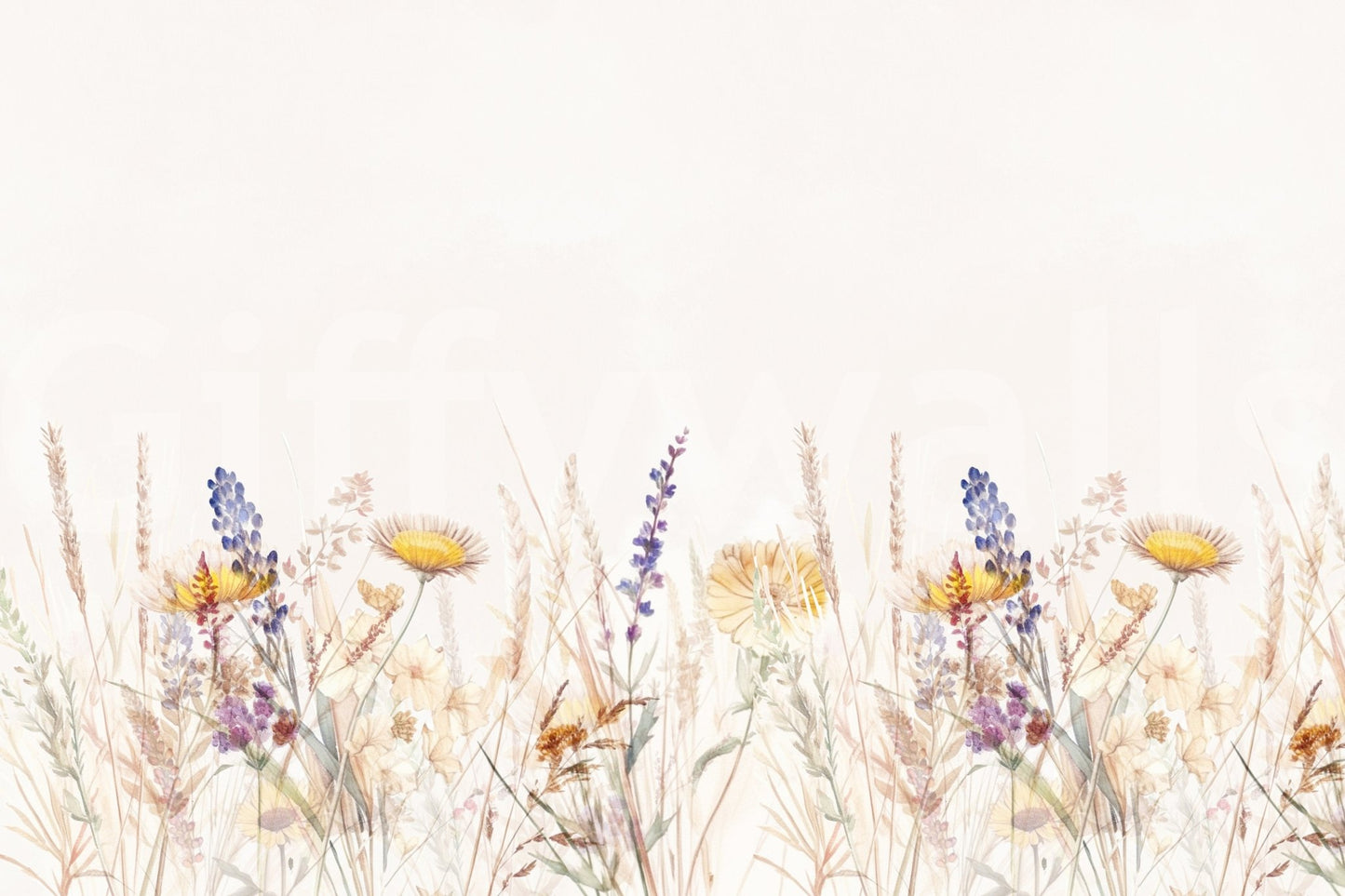 Whispers of the Wildflower Meadow Wall Mural