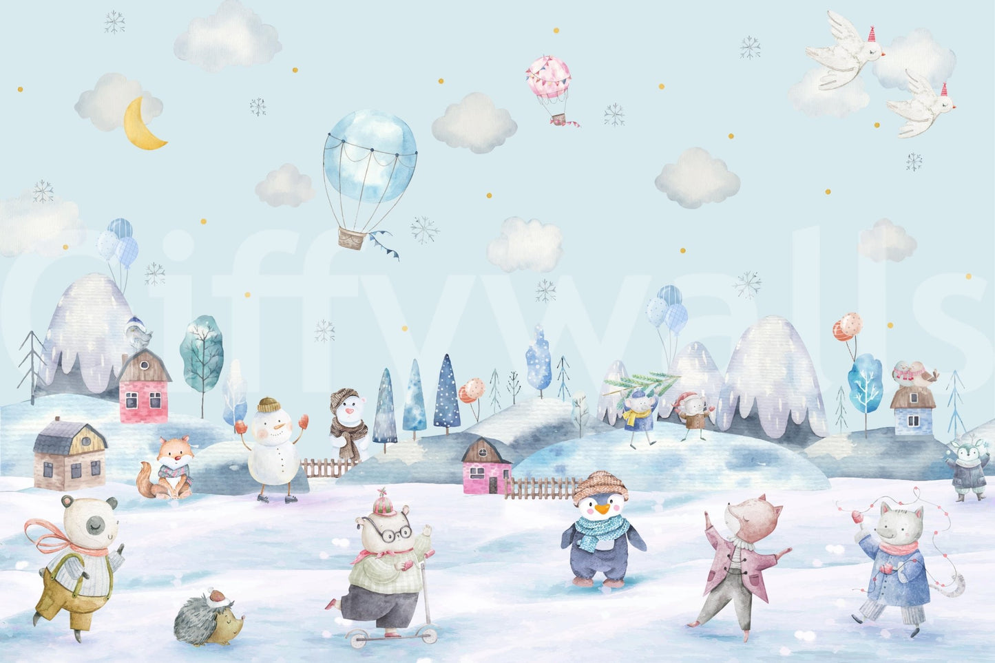 The design is whimsical and charming.