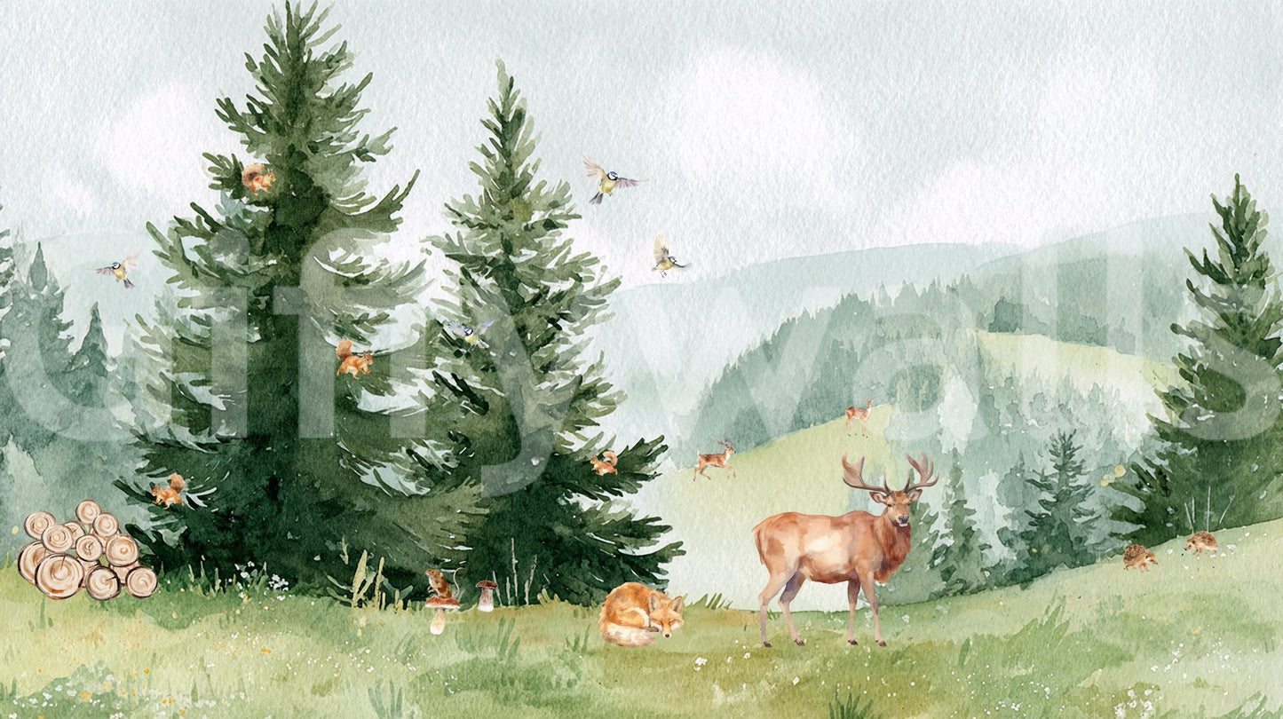 A high-quality adventure map wall mural for walls.