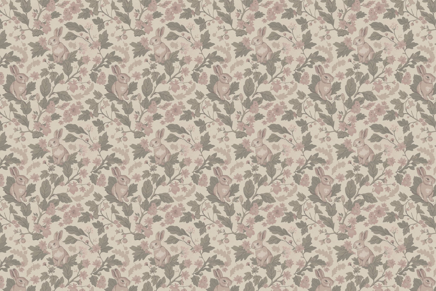Woodland Garden – Vintage Blush Wallpaper
