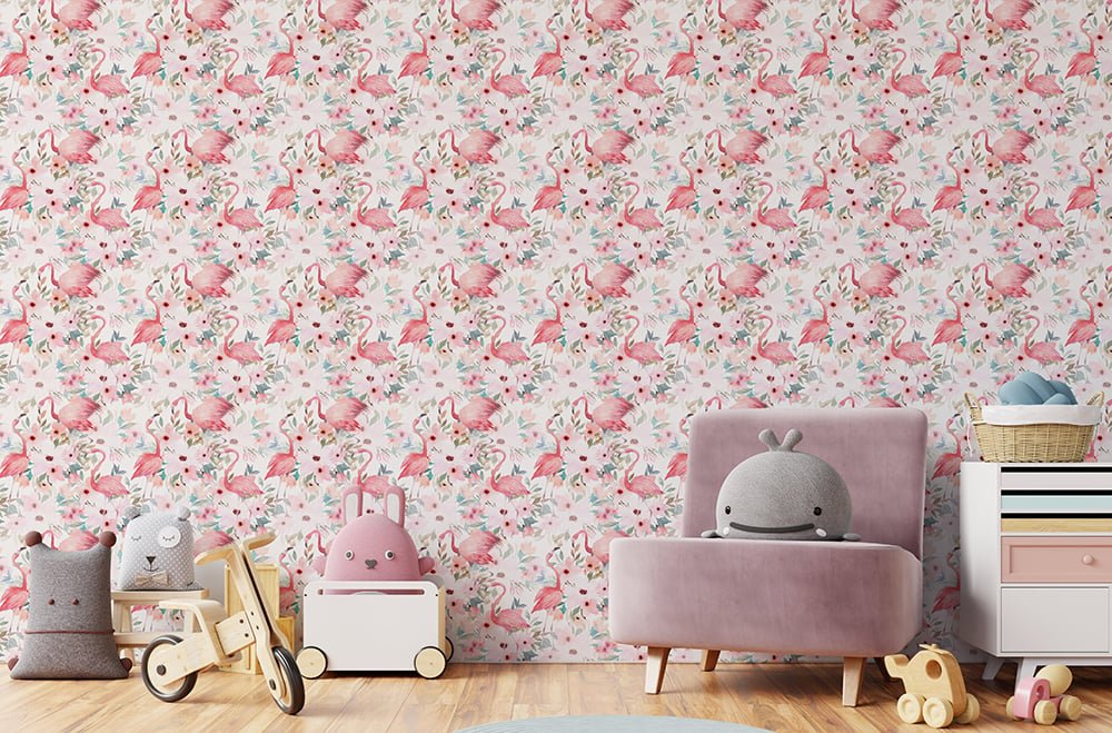 girls bedroom wallpaper