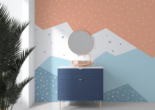 geometric wallpaper design