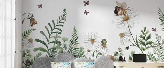 girls room wallpaper