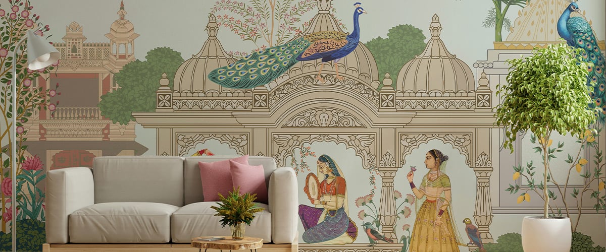 Beauty of Indian Wallpaper Trends for Traditional Touch Décor