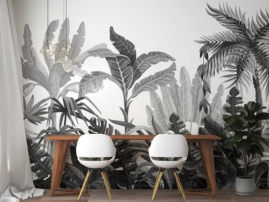 tropical wallpaper mural