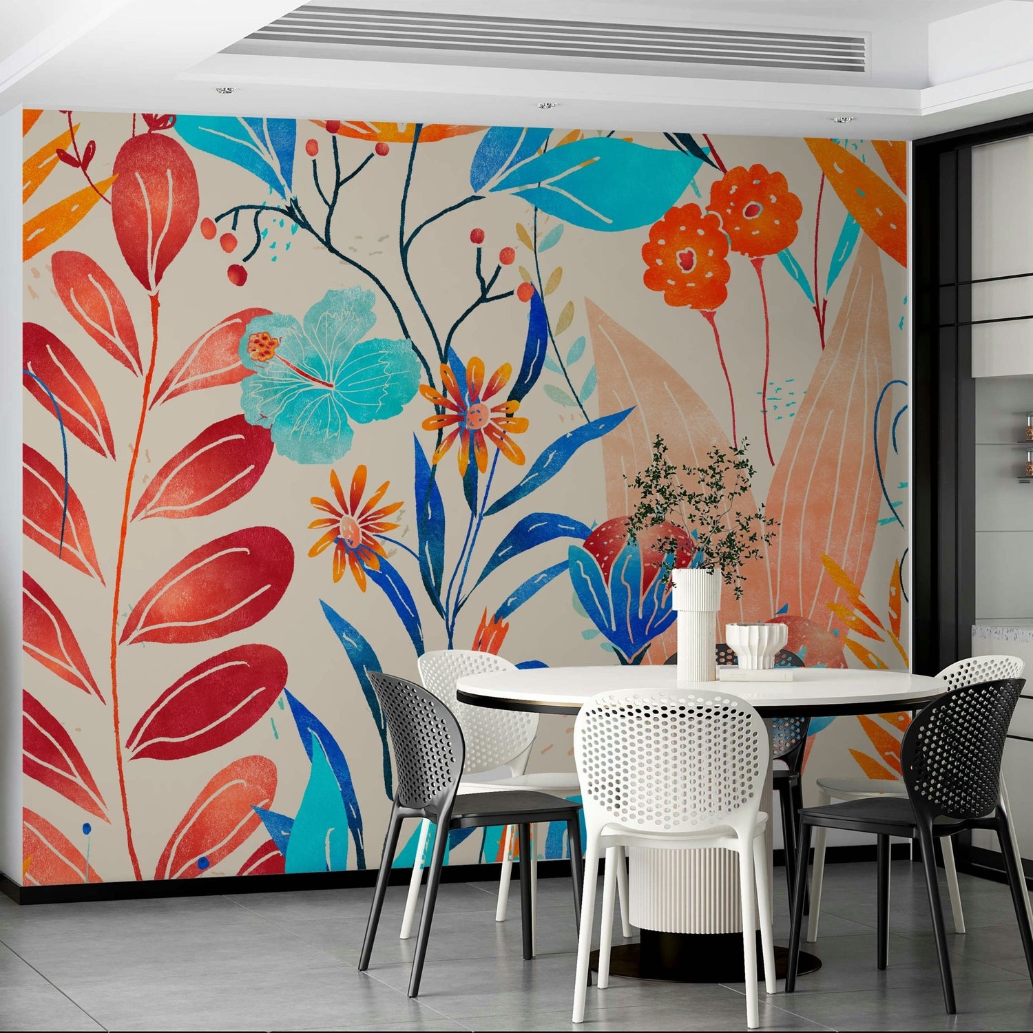 Cesar Torres Portuguese designer behind cinematic photo pattern murals for Indian homes