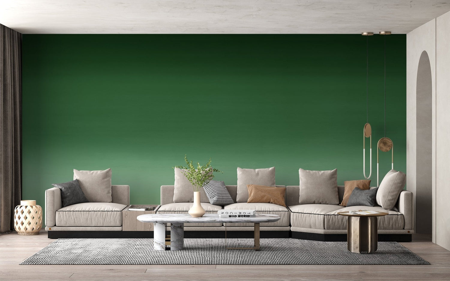 green wallpaper for walls