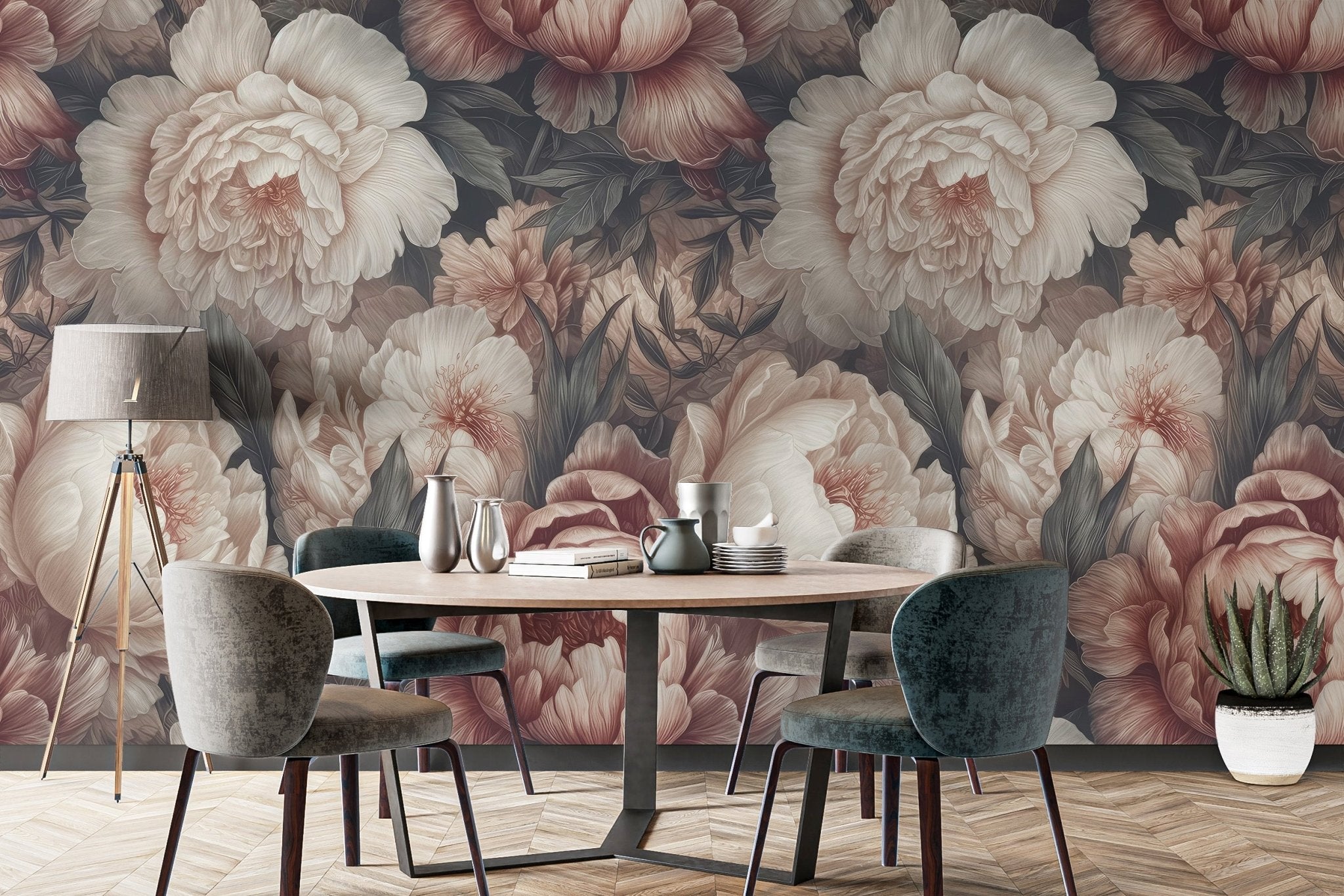 Peonies Wallpaper - Peony Flower Mural for Room | Giffywalls – Page 4