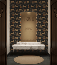 Pooja Room Wallpaper