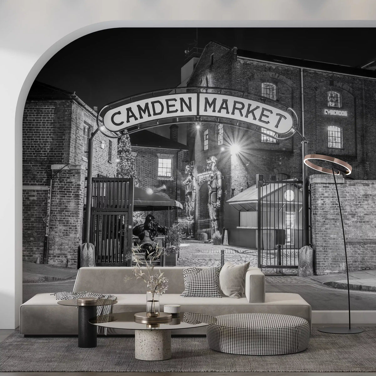 Iconic London Camden Market Archway Wall Mural