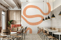 Elegant terracotta flow room decor

