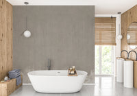 Subtle misty woods wall mural pattern