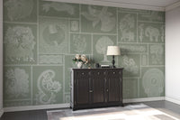 Hand-drawn Warli animals and patterns

