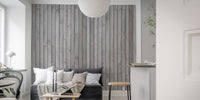 Industrial striped wood wall art

