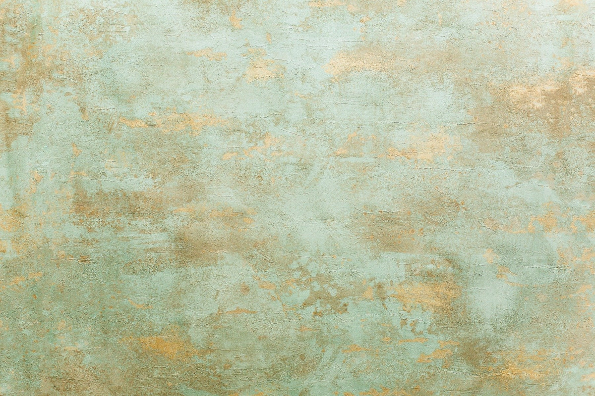 Copper Patina Accent Wallpaper Mural