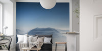Azure hills wall decor mural
