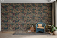 Ethnic mural of Indian village women

