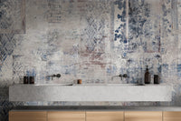 Faded brick texture wallpaper for walls

