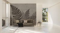 Tropical foliage wall covering
