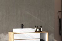 Serene woodland mist wallpaper design
