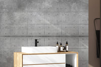 Realistic concrete effect wallpaper decor
