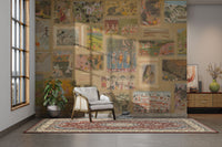 Heritage story mural with fine detailing

