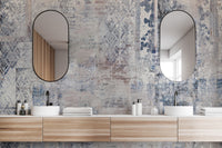 Weathered brick effect wallpaper style
