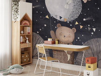 Balloon bear wall mural for walls
