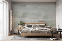 Nature-Inspired Misty Lake Wall Art
