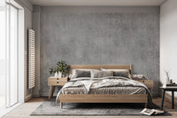 Classic grey leaf design rustic wallpaper
