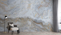 Marble Finish Wallpaper Mural - Giffywalls