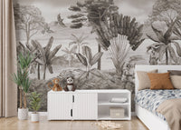 Forest shooter wall decor mural
