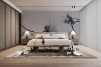 Botanical mist wallpaper for interiors
