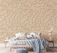 Fun polka dot wallpaper pattern

