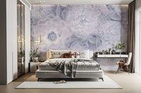 Classic peony floral print for interiors
