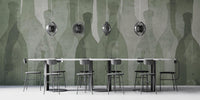 Modern abstract pattern wall covering
