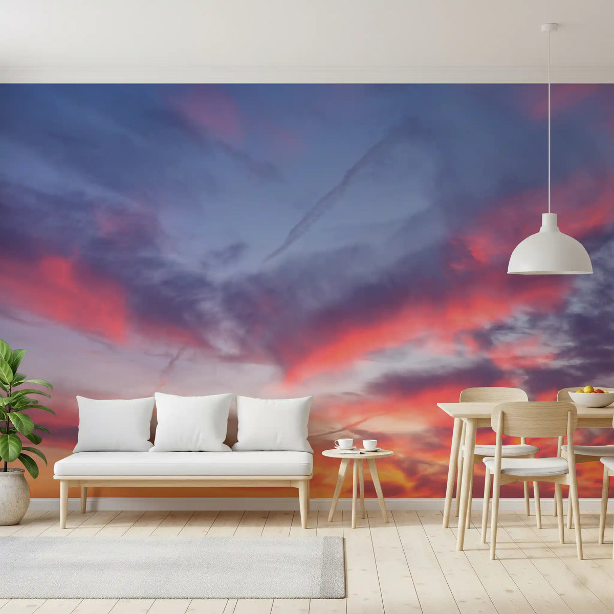 Twilight Cloudscape Art Wall Mural