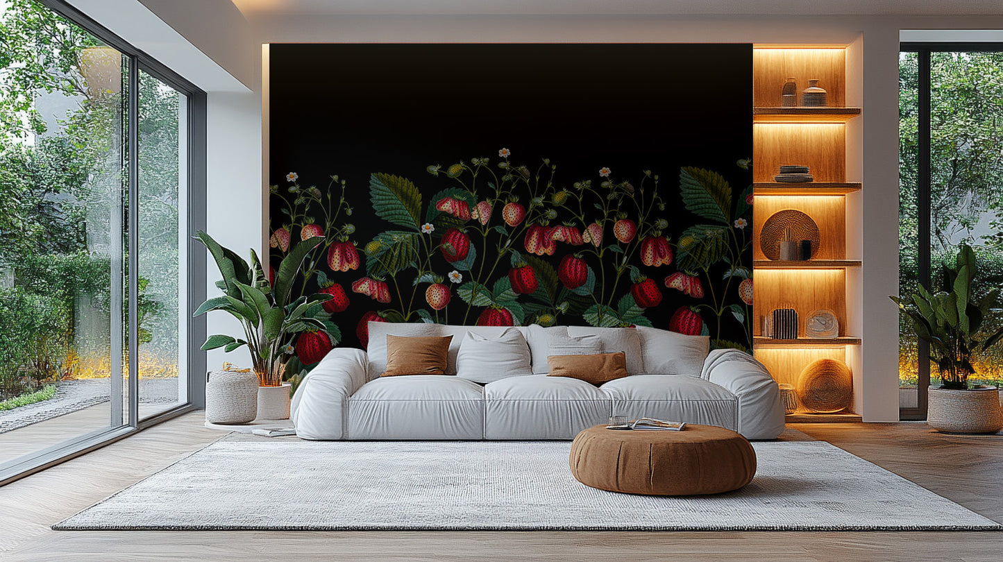 Intricate botanical details.

