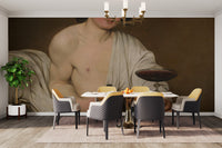 Renaissance Wine and Fruit Still-Life Mural