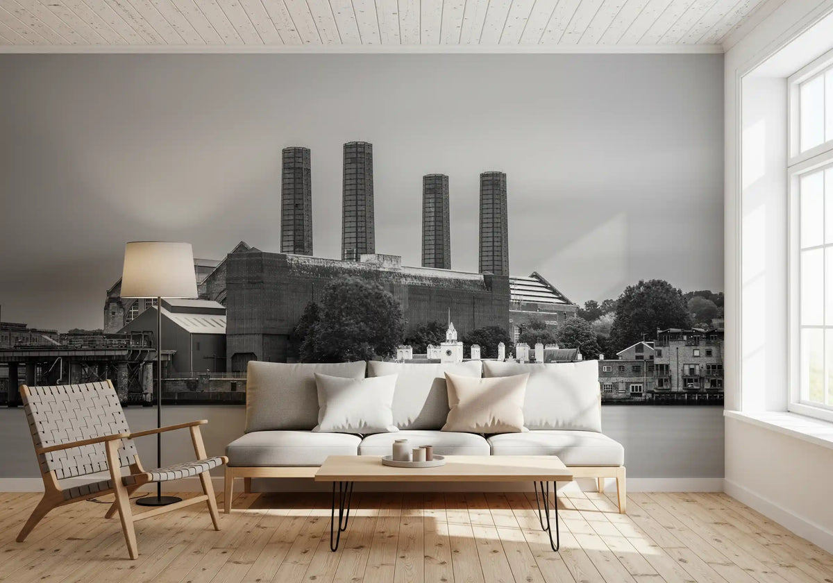 Greenwich Power Station Wall Mural